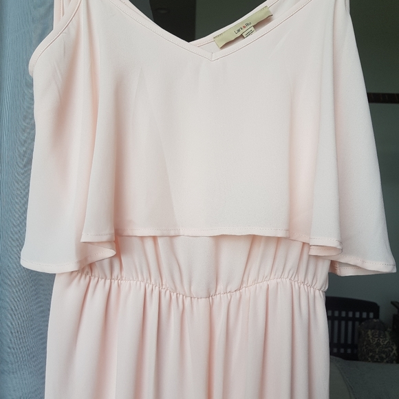 Tevolve lark&Ro light pink flowy maxi dress - Picture 2 of 5